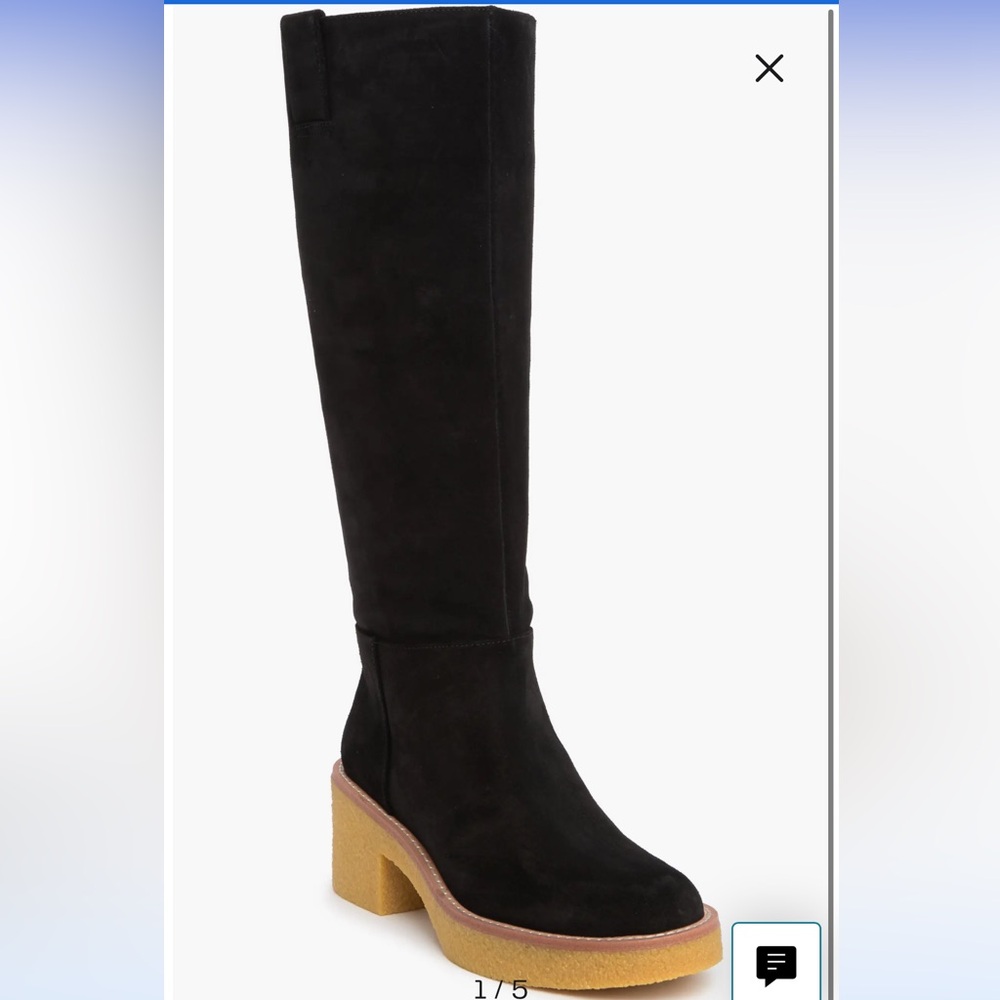 Brand new Stuart Weitzman Montana Slouch Platform Boot size 6.5